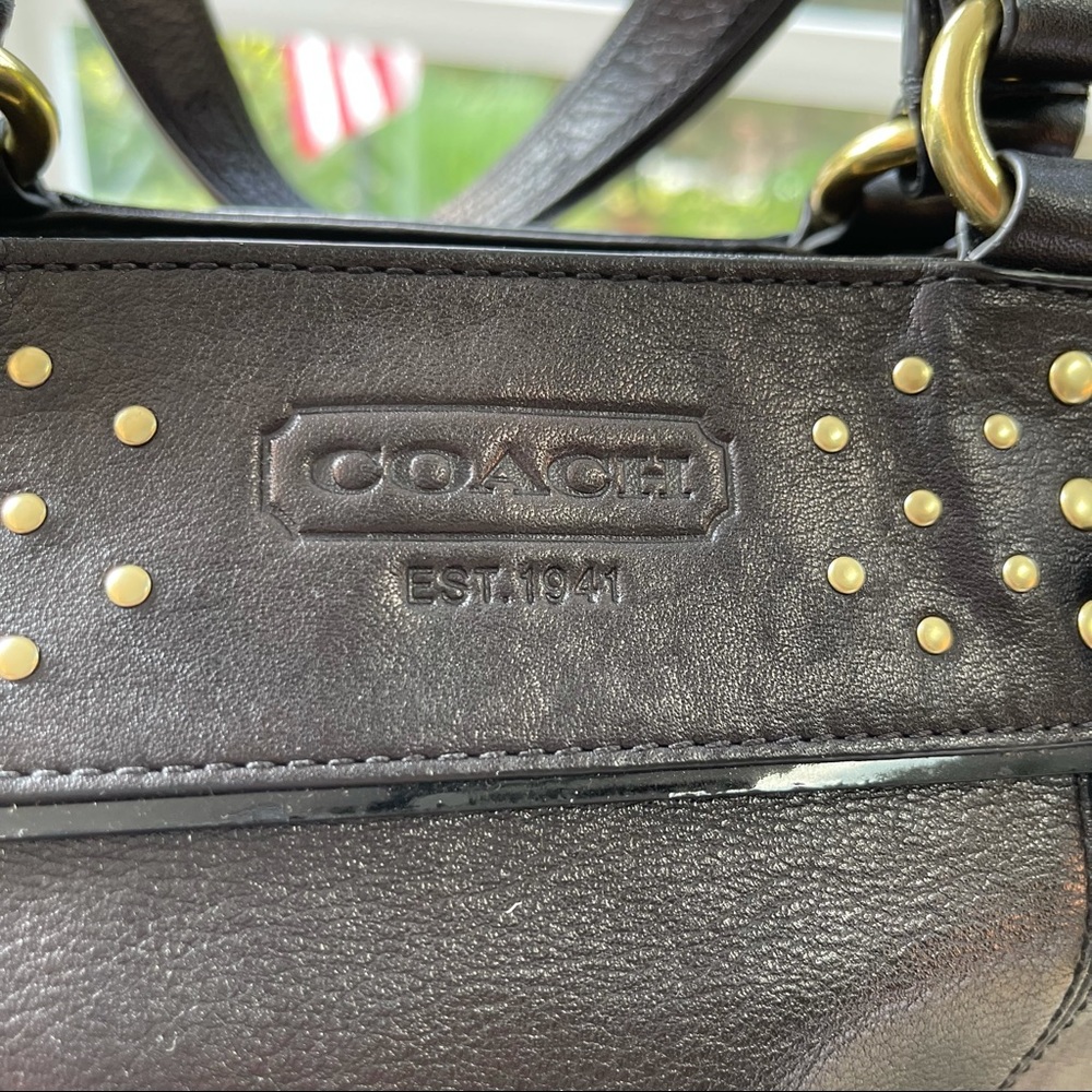 Coach Leather Hobo Shoulder Bag - Picture 3 of 14
